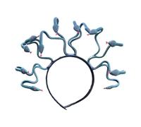 LOVIVER Medusa Headband Snake Tiara Headpiece,Costume Party Supplies,Props Dress up Hair Accessories for Women and Girls, Birthday, dark green