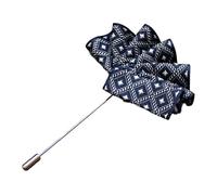 LOVIVER Mens Lapel Pin Novelty Chic Suit Pocket Towel for Ceremony Festival Wedding Prom, Style A
