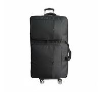LOVIVER Mixer Case Dj Controller Dj Equipment Bag Rolling Dj Mixer Wheeled Bag with Silent Universal Wheels and Front Pockets Suitable for Concerts Event Production Rehearsal