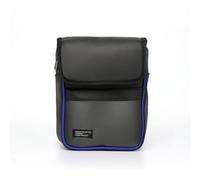 LOVIVER Motorcycle Storage Pouch Handlebar Bag Waterproof Oxford Cloth Front Mounted Organizer for Electric Bike Travel Commuting Daily Use, Blue, Color to 1