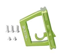 LOVIVER Mounting Bracket Folding Bike Front Carrier Block Rack Mount Luggage Adapter Aluminum Alloy CNC Machined Solid Secure Hold suitable for city commuting, Fluorescent Green