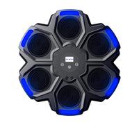 LOVIVER Music Boxing Punching Machine Electronic Boxing Target Wall Mounted Training Equipment for Workouts Indoor Elders, Black