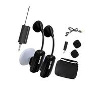 LOVIVER Musical Instrument Receiver Cordless with Adapter Suction Cup Mount for Viola Acoustic Guitar Mandolin Banjo Piano, 2 Pieces Set