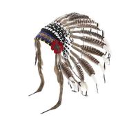 LOVIVER Native American Indian Headdress Exaggerate Costume Accessories for Role Playing