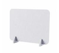 LOVIVER Office Desk Divider Partition Privacy Barrier Screen Wool Felt Compact Organizer for Suitable for Office Library Co-Working, Light Gray, 30-60cm