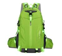 LOVIVER Outdoor Hiking Pack Backpack Rucksack Daypack Bag With 40L Capacity Water Repellent Oxford Construction Ergonomic Support External Gear Loops suitable, Green