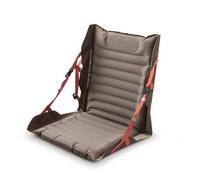 LOVIVER Outdoor Inflatable Seat Cushion Pad With Backrest Folding Ground Chair Mat Adjustable 0 to Support Nylon TPU Construction suitable for campsite travel, Fallen Leaf Brown