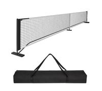 LOVIVER Outdoor Sports Net Pickleball System With Frame Portable Court Regulation Width Freestanding Polyester And Iron Pipe Build suitable for driveway backyard