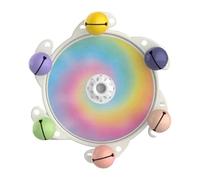 LOVIVER Parrot Toy Wheel Bird Toys for Parakeets Chewing Lightweight Funny Rattle for Budgies Cockatiels Small Birds