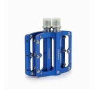 LOVIVER Pedal Flat Pedals Bike Pedals Cyclist Pedals With Lightweight Design And Geometric Aesthetic For Balanced Control Suitable for road commuting training, Blue