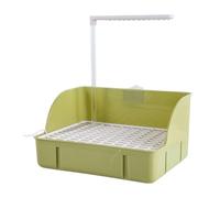 LOVIVER Pet Bird Bath Box Parrot Bathtub Lightweight Removable Parrot Pool Parrot Shower Tub Bird Shower Tub for Budgerigar Parrots, Green