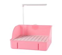 LOVIVER Pet Bird Bath Box Parrot Bathtub Lightweight Removable Parrot Pool Parrot Shower Tub Bird Shower Tub for Budgerigar Parrots, Pink