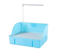 LOVIVER Pet Bird Bath Box Parrot Bathtub Lightweight Removable Parrot Pool Parrot Shower Tub Bird Shower Tub for Budgerigar Parrots, Blue