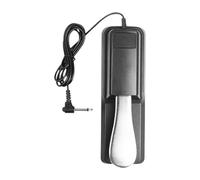 LOVIVER Piano Sustain Pedal Keyboard Piano Pedal Universal with Polarity Switch Sturdy Professional 1/4 inch Jack for Digital Pianos