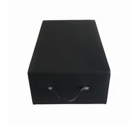 LOVIVER Pilates Pilates Core Box Exercise Equipment Workout Box Fitness Block Cushioned Surface With High Resilience Foam And Rigid Wood Frame With Built In, Black