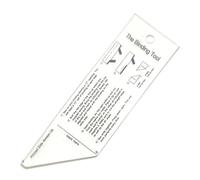 LOVIVER Plastic Binding Tool Quit Binding Tool Sewing Tools Hand Patchwork Ruler Sewing Machine Ruler Quilt Ruler for diy for art Projects