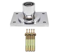 LOVIVER Pole Dance Fixed Plate for Home, Ceiling Mount for Pole Dancing Pole Accessories, Rectangular Pole Dance Pole Top Plate