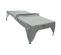 LOVIVER Pong Table Cover Tablecloth Sun Protection 600D Oxford Rainproof Outdoor Dust Guard Table Tennis Desk Dust Cover, Gray