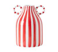 LOVIVER Porcelain Vase Floral Arrangement Gift Plants Container Flowerpot Decorative Vase for Entrance Office Table Shelf Living Room, Red
