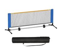 LOVIVER Portable Pickleball Net with Storage Bag High Strength Practice Setup for Driveway Training Tournament Yard Garage, Stainless Steel 4.1m