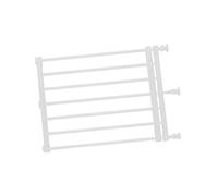 LOVIVER Portable Retractable Pet Dog Gate Adjustable Barrier Fence Stair Gate Screen Door Protection for Cat Outdoor Garden Doorway Stairways, Height 42cm
