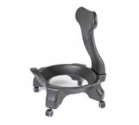 LOVIVER Posture Correction Seat Balance Ball Chair Base Office Chair Support Core Tall Curved Backrest Molded Seat Opening PE suitable for home office student desk study room 53cmx79cm