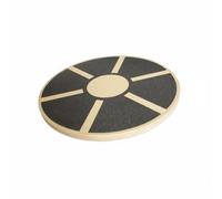 LOVIVER Practice Tool Weight Transfer Control Board With Audible Tilt Cue For Indoor Range Practice Coaching Workouts Suitable For Beginners Experienced, Round/180°/Wooden Balance Board