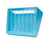 LOVIVER Rabbit Hay Feeder Rack Hut Accessories Hay Container Easy Installation Grass Holder Minimizing Waste for Small Animal Bunny, Blue