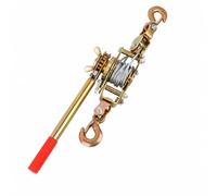 LOVIVER Ratchet Tensioner with Hooks Stable Steel Wire Tensioning Tool Anti-Anti-Return Manual Wire-Rope Puller for Farms,