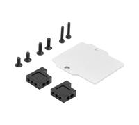 LOVIVER RC Steering Servo Fixed Mount Bracket,RC Servo Fixed Mount with Receive Board,Alloy Fixed Seat for 1/18 Arrma Typhon Grom Car