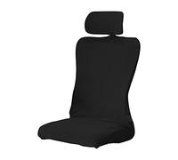 LOVIVER Removable Office Chair Seat Covers with Headrest Cover Water Resistant Seat Protector for Dining Room Swivel Computer Desk Chairs, Black