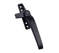 LOVIVER Replacement Window Handles Right/Left Hand,Zinc Alloy Window Hardware,Window Handle Lever Casement Locking Handle, Black Right, 113x73x23mm