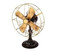 LOVIVER Retro Table Fan Model, Large Antique Bronze