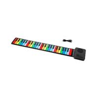 LOVIVER Roll up 37 Key Piano Keyboard,Digital Music Piano Keyboard,Educational Electric Hand Roll Piano Keyboard for Living Room,Kids