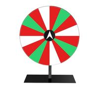 LOVIVER Roulette Wheel Fortune Wheel Acrylic Portable Prize Turntable Game Wheel for Carnival Events Restaurant Show Classroom Party, Style A