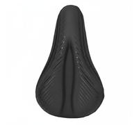 LOVIVER Saddle Cushion Saddle Protector With Silicone And Memory Foam For Softer Pressure Relief And during City, PU Waterproof Silicone Seat Cushion Cover, Pattern B