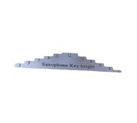 LOVIVER Saxophone Flute Clarinet Opening Height Gauge Accessories, Steel Compact Wind Instrument Repair Tool for Flute