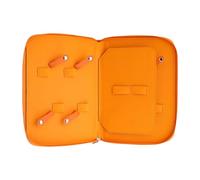 LOVIVER Scissors Pouch,Pet Groom Tool Pouch,Premium Bag,Travel Organizer,Dog Grooming Bag for Pet Groomer Hairstylist Grooming, orange