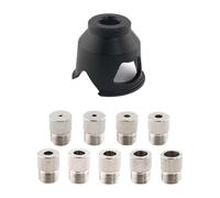 LOVIVER Self Centering Dowel Jig Kit Positioning Puncher Dowel Drill Guide Straight Hole Drill for DIY Woodwork Carpenters, Black