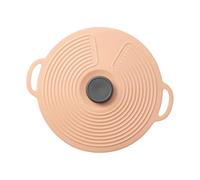 LOVIVER Silicone Suction Lids, Food Covers, Microwave Mugs Pots Bowls Lids Keep Kitchen Neat and Food Fresh, Orange 28cm