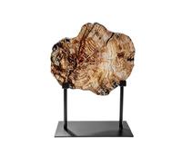 LOVIVER Simulated Display Rustic Wood Sculpture Decor Ornament Statue With Natural Texture On Supports Resin suitable for apartment loft