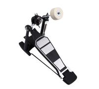 LOVIVER Single Chain Bass Drum Pedal Drum Kick Pedal for Jazz Drums Drummer Gifts Drum Practice Portable Universal Drum Beater Kick
