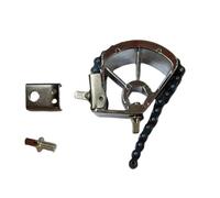 LOVIVER Single Pedal Double Chain Drum Kit Sturdy Instrument Accessories Stable,Useful Professional Foot Pedal Chain Pedal Accessory, sliver