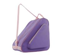 LOVIVER Skate Handbag, Lightweight Polyester Rollerblade Gear Bag, 3 Compartments, Mesh Panel, Adjustable Strap for Ice Roller Hockey Skates, Portable Gear Organizer Bag for Women Men Kids, Purple