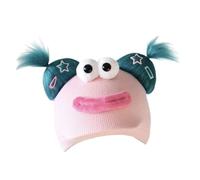 LOVIVER Ski Helmet Cover Snowboarding and Skiing Helmet Accessory Bright Braids Design Versatile Soft Elastic Lovely Novelty Knitted, dark green