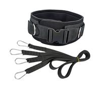 LOVIVER Sled Pull Straps Weighted Sled Pulling Straps Workout Adult Tool Accessory Agility Strength Training for Gym Home Fitness Leg, Waist Belt