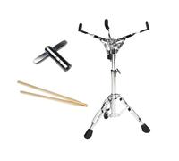 LOVIVER Snare Drum Stand, Instrument Holder Drum Bracket, Nonslip Percussion Drum Pad Stand, Triangle Bracket for Performance