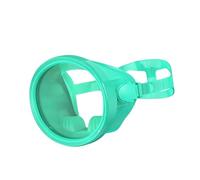 LOVIVER Snorkel Scuba Goggles No Fogging Oval Silicone and Glass Snorkelling Equipment Comfortable Underwater Glasses Wide Angle, fluorescent green