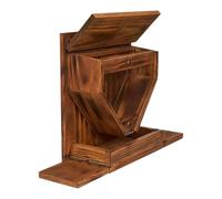 LOVIVER Squirrel Feeder Box Feeding Station Large Sturdy Funny Easy Installation for Corn Peanuts Wall Mounted for Picnic Yard Garden