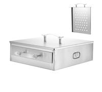 LOVIVER Stainless Steel Rice Noodles Steamer Rice Noodle Rolls Maker Cantonese Cuisine Roll Cooker with Trays, 201 1 layer